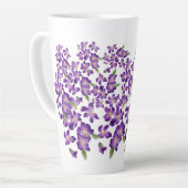 Mooie Violet Paarse  Mok (Linkerhoek)