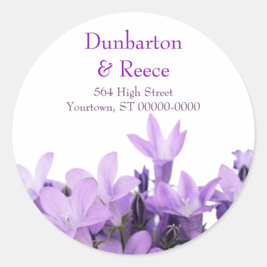 Mooie Violets Stickers (Voorkant)