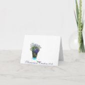 Mooie "Violets zijn blauw" Verjaardag Kaart (Achterkant)