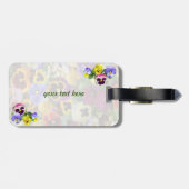 Mooie Viooltjes Bagage Label (Achterkant horizontaal)