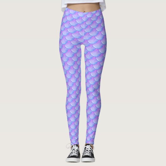 Mooie vis schaal zeemeermin leggings (Voorkant)