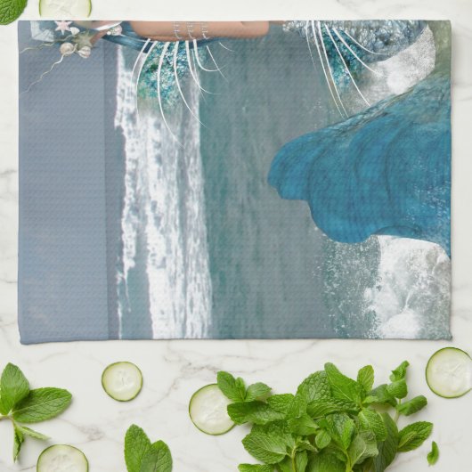 Mooie vis van het Zee Theedoek (Gevouwen)