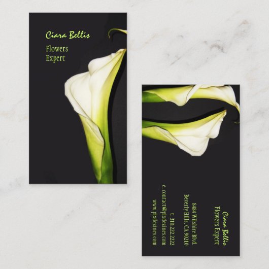 Mooie visitekaartjes (Voorkant / Achterkant)