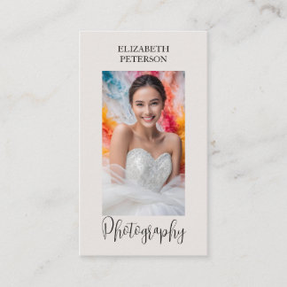 Mooie visitekaartkaart voor fotograaf visitekaartje