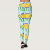 Mooie vissen schilderij kunst leggings (Achterkant)