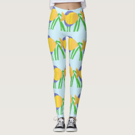 Mooie vissen schilderij kunst leggings