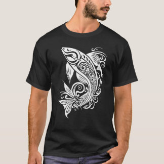 Mooie Vissen Vector Grafisch Natuur Water Zee Riv T-shirt
