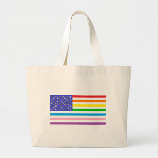 Mooie vlag van de VS Grote Tote Bag