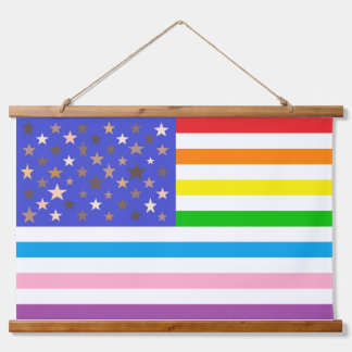 Mooie vlag van de VS Hangend Wandkleed