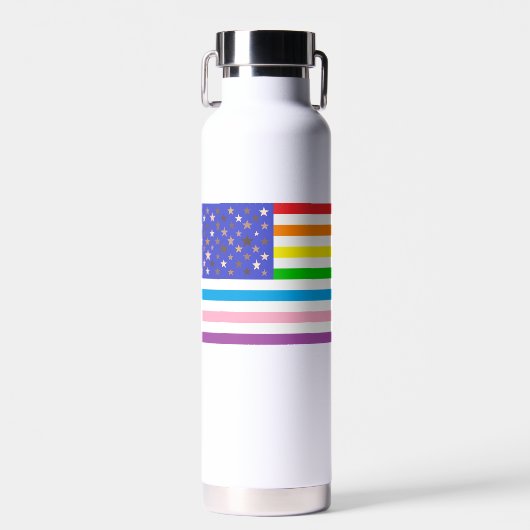 Mooie vlag van de VS Waterfles (Voorkant)