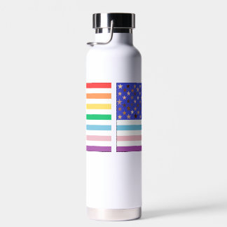 Mooie vlag van de VS Waterfles