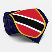 Mooie vlag van Trinidad en Tobago Stropdas (Opgerold)
