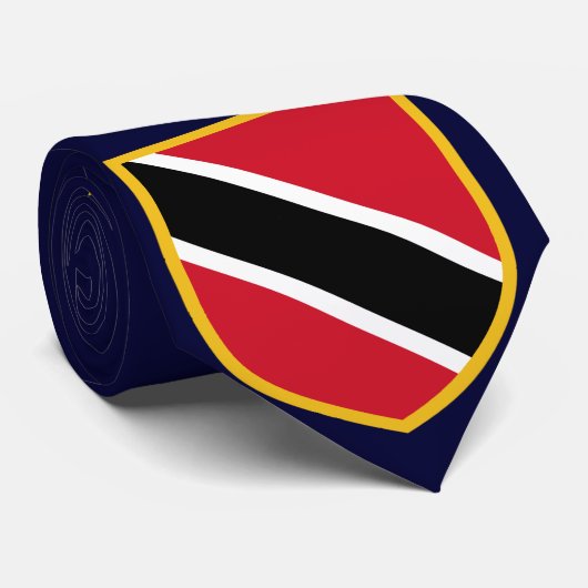Mooie vlag van Trinidad en Tobago Stropdas (Opgerold)