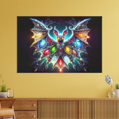 Mooie vleermuis canvas afdruk (Insitu (Woonkamer))