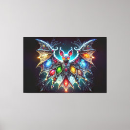 Mooie vleermuis canvas afdruk