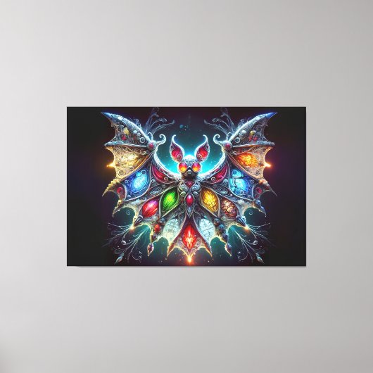 Mooie vleermuis canvas afdruk (Voorkant)