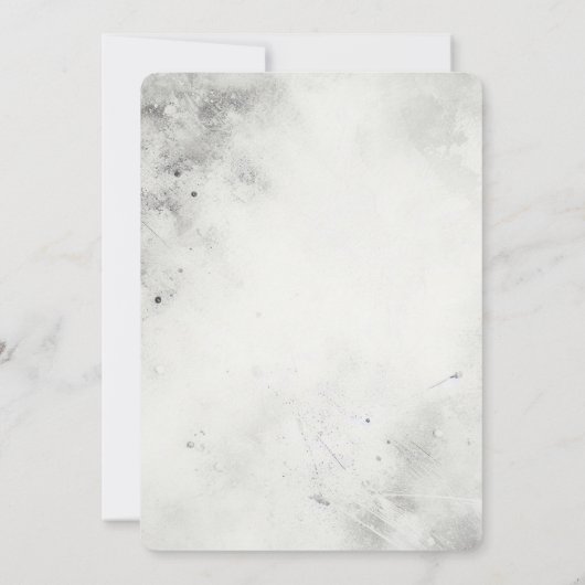 Mooie vleermuizen Halloween Party Kaart (Achterkant)