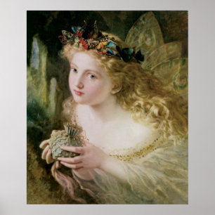 Mooie vliegende Butterflies van Sophie Anderson Poster