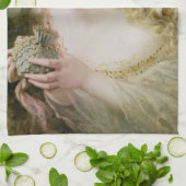 Mooie vliegende Butterflies van Sophie Anderson Theedoek (Gevouwen)