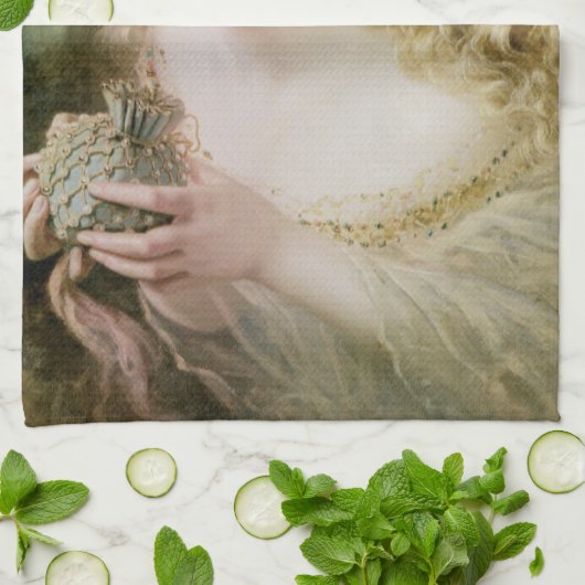 Mooie vliegende Butterflies van Sophie Anderson Theedoek (Gevouwen)