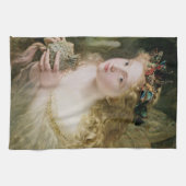 Mooie vliegende Butterflies van Sophie Anderson Theedoek (Horizontaal)