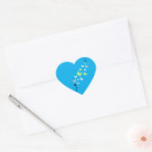 Mooie Vlinder Agender Pride Hart Sticker (Envelop)