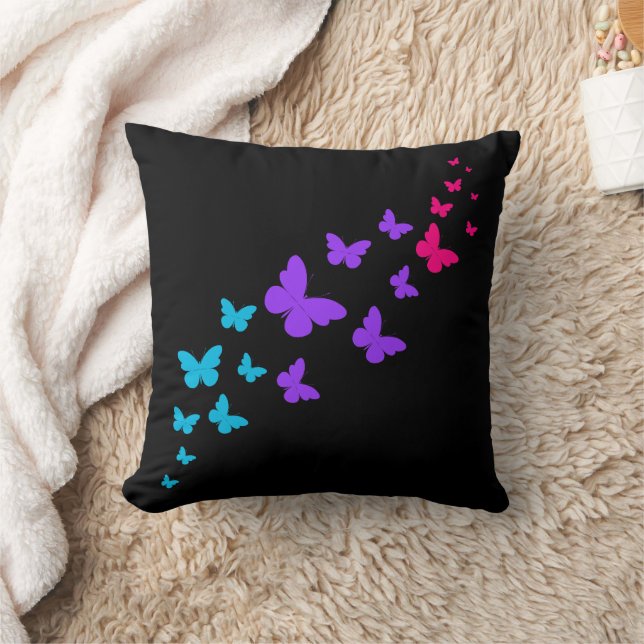 Mooie Vlinder Androgyn Pride Design Kussen (Deken)