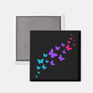 Mooie Vlinder Androgyn Pride-ontwerp Magneet