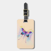 Mooie vlinder bagagelabel (Voorkant verticaal)