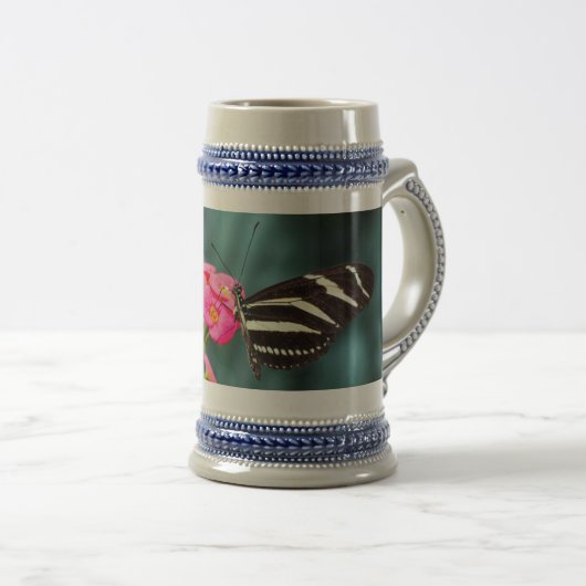 Mooie vlinder bierpul (Voorkant rechts)