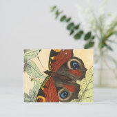 Mooie vlinder briefkaart (Staand voorkant)