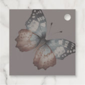 Mooie Vlinder Bruiloft Thank You Bedankjes Labels (Achterkant)