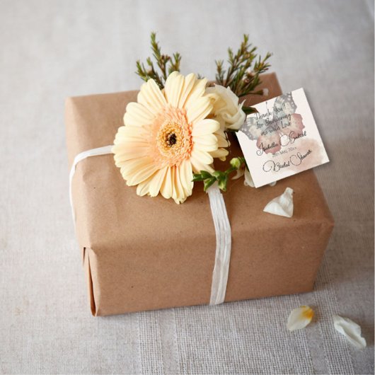 Mooie Vlinder Bruiloft Thank You Bedankjes Labels