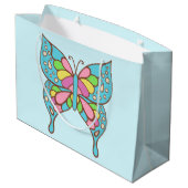 Mooie Vlinder Cadeautas (Achterkant Gekanteld)