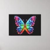 Mooie vlinder canvas afdruk (Voorkant)
