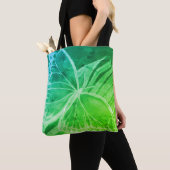 Mooie vlinder Canvas tas groen blauw (Dichtbij)