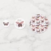 Mooie Vlinder Confetti (Achterkanten)