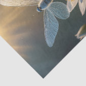 Mooie vlinder en de Lotus Tissuepapier (Detail)