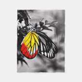 Mooie vlinder fleece deken (Voorkant)