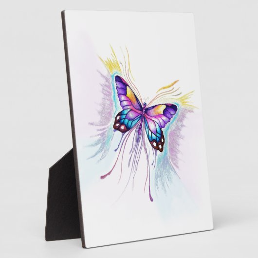 Mooie vlinder fotoplaat (Zijkant)