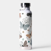 Mooie vlinder gepersonaliseerde waterfles (Rechts)