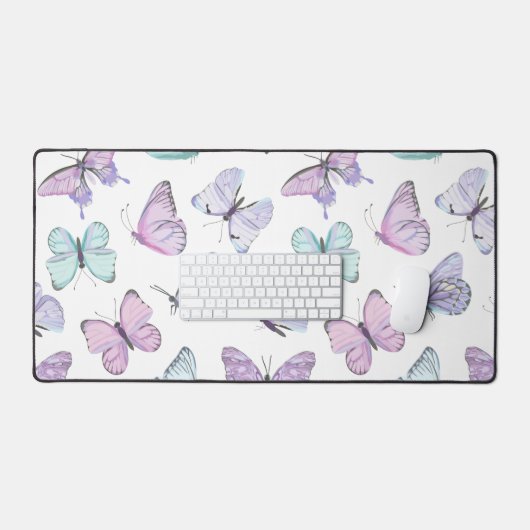Mooie vlinder geprint bureaumat (Keyboard & Muis)