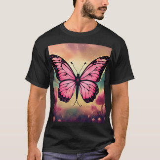Mooie Vlinder Grafische T-Shirt – Stijlvolle Natuu