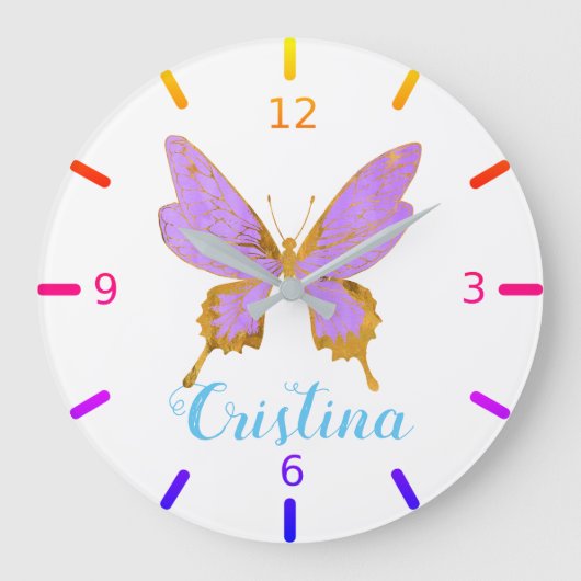 Mooie vlinder grote klok (Voorkant)