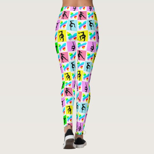 MOOIE VLINDER GYMNASTIEK MEISJE LEGGINGS (Achterkant)
