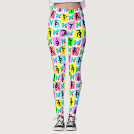 MOOIE VLINDER GYMNASTIEK MEISJE LEGGINGS
