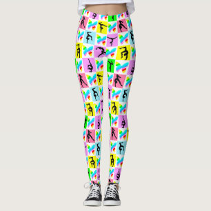 MOOIE VLINDER GYMNASTIEK MEISJE LEGGINGS
