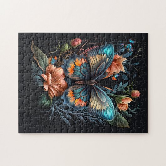 Mooie vlinder illustratie legpuzzel (Horizontaal)