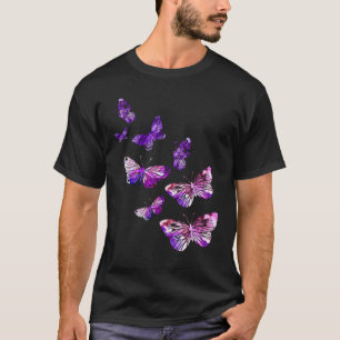 Mooie vlinder is Paarse vlinder T-shirt