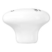 Mooie vlinder keramische knop (Zijkant)